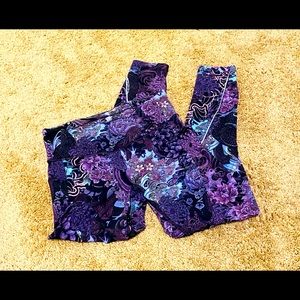 Purple Japanese style lululemon leggings 😱